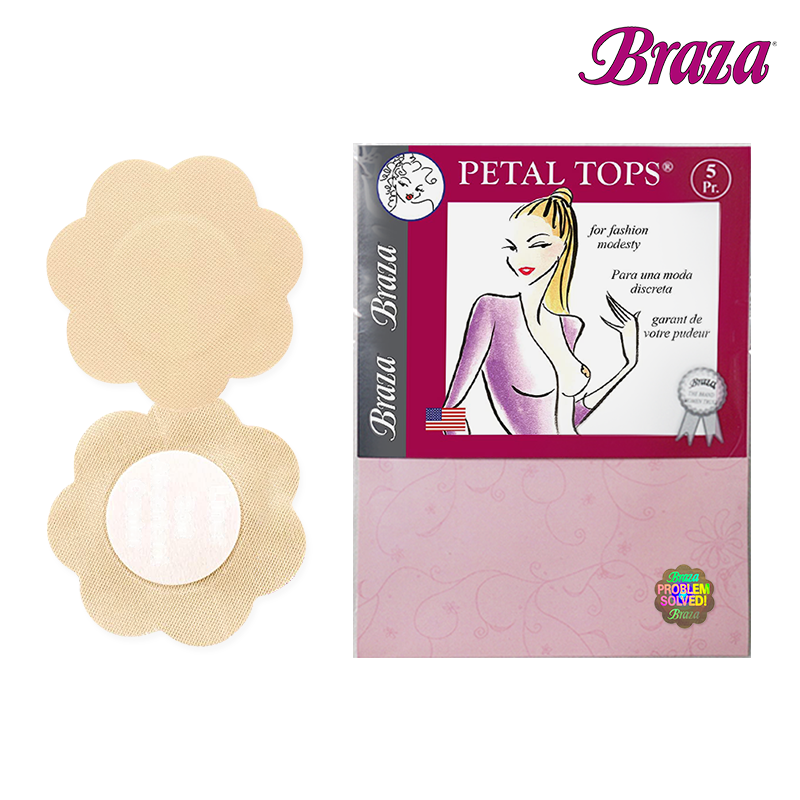 BRAZA PETAL TOPS 5PR DISPOSABLE