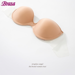 Load image into Gallery viewer, Braza Strapless Angel Backless Reusable Adhesive Bra
