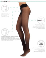 Load image into Gallery viewer, Calzitaly Seamless Tights - 15 Den
